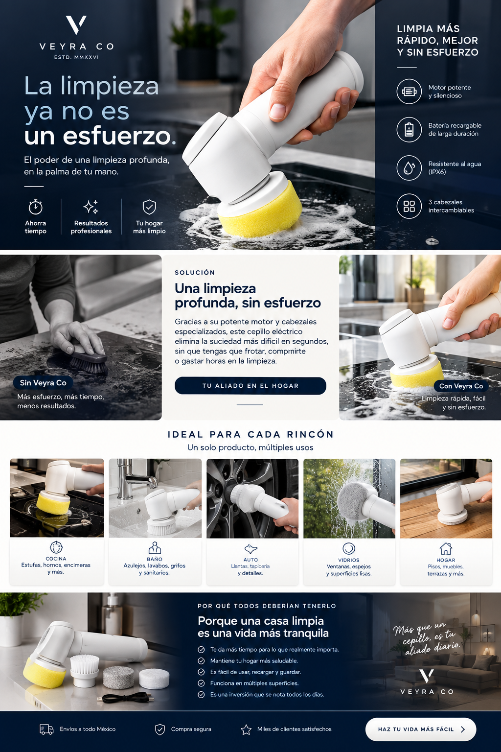 Cepillo de limpieza electrónico 🍓